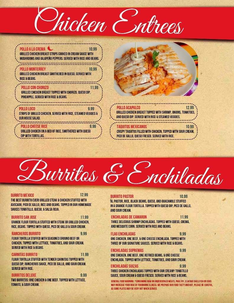 Los Rancheros - Mount Sterling, IL menu_pic