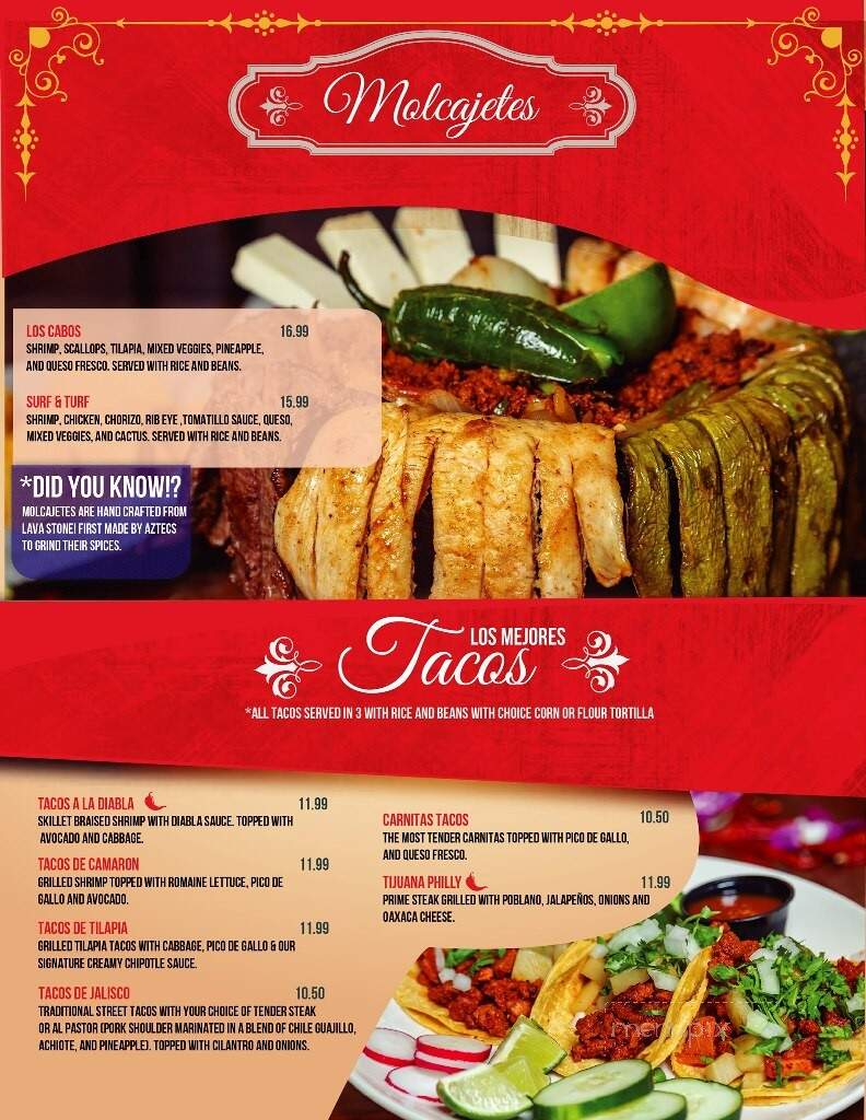 Los Rancheros - Mount Sterling, IL menu_pic