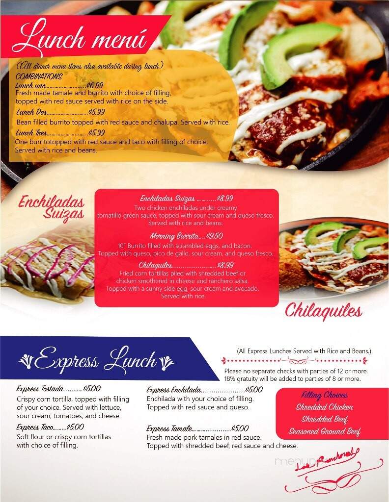 Los Rancheros - Mount Sterling, IL menu_pic