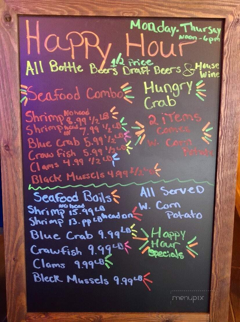 Hungry Crab Juicy Seafood & Bar - Winter Haven, FL menu_pic