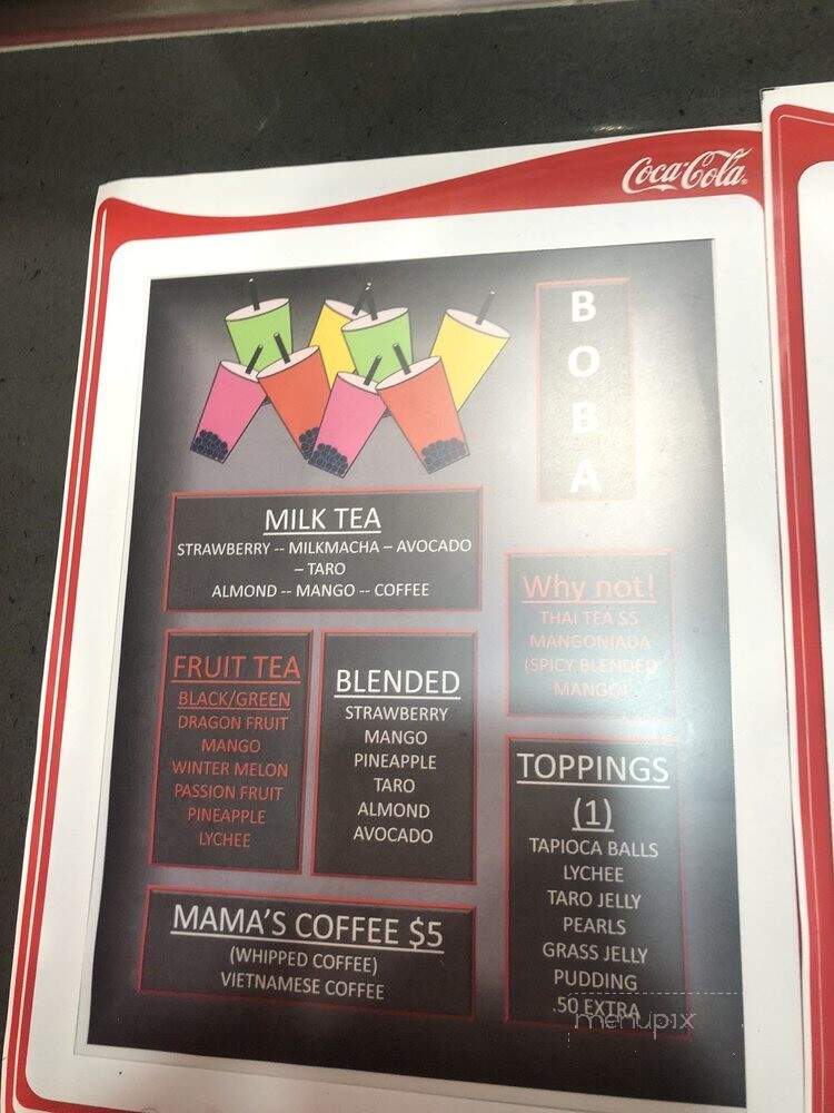 Why Not My Pho Kitchen - Yakima, WA menu_pic