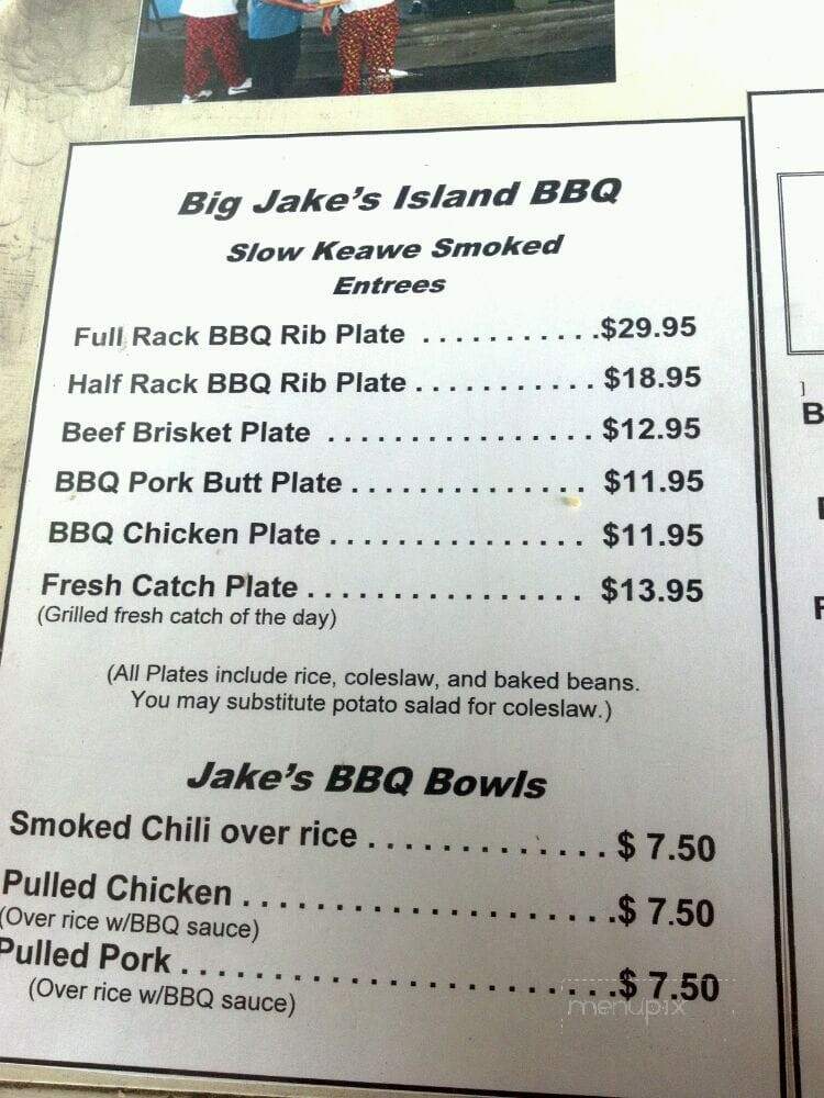 Big Jake's Island B-B-Q - Captain Cook, HI