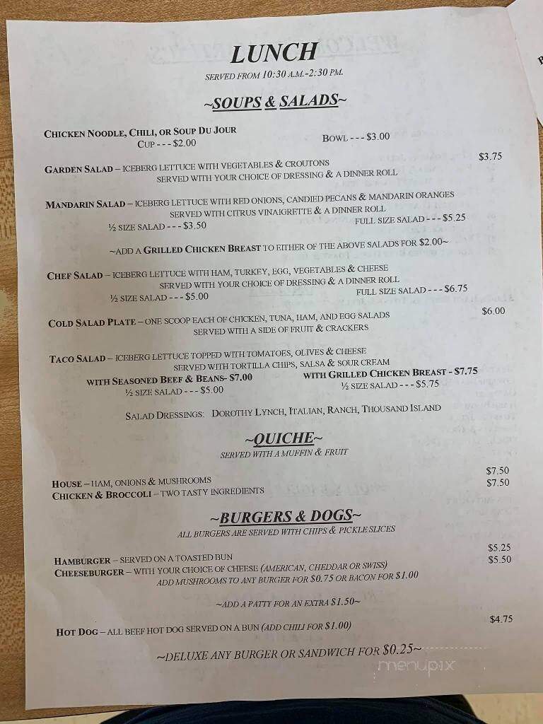 Martini's - Fremont, NE menu_pic