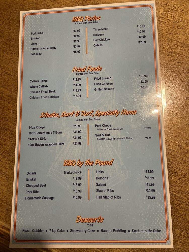 Poppin Fresh Bbq and Soulfood - Fort Worth, TX menu_pic