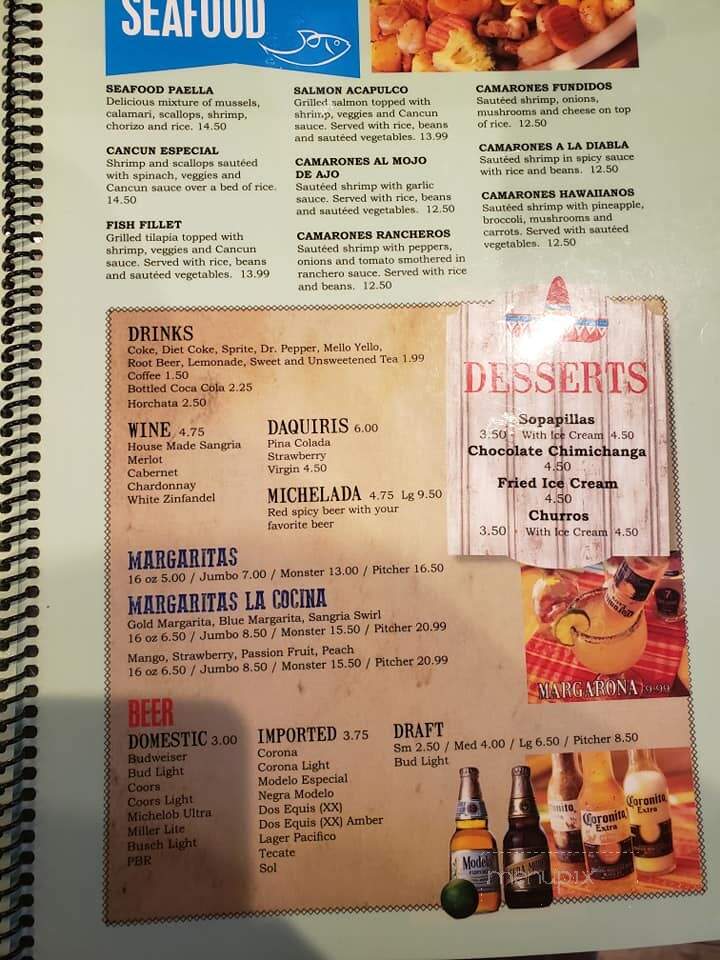 La Cocina - Seward, NE menu_pic