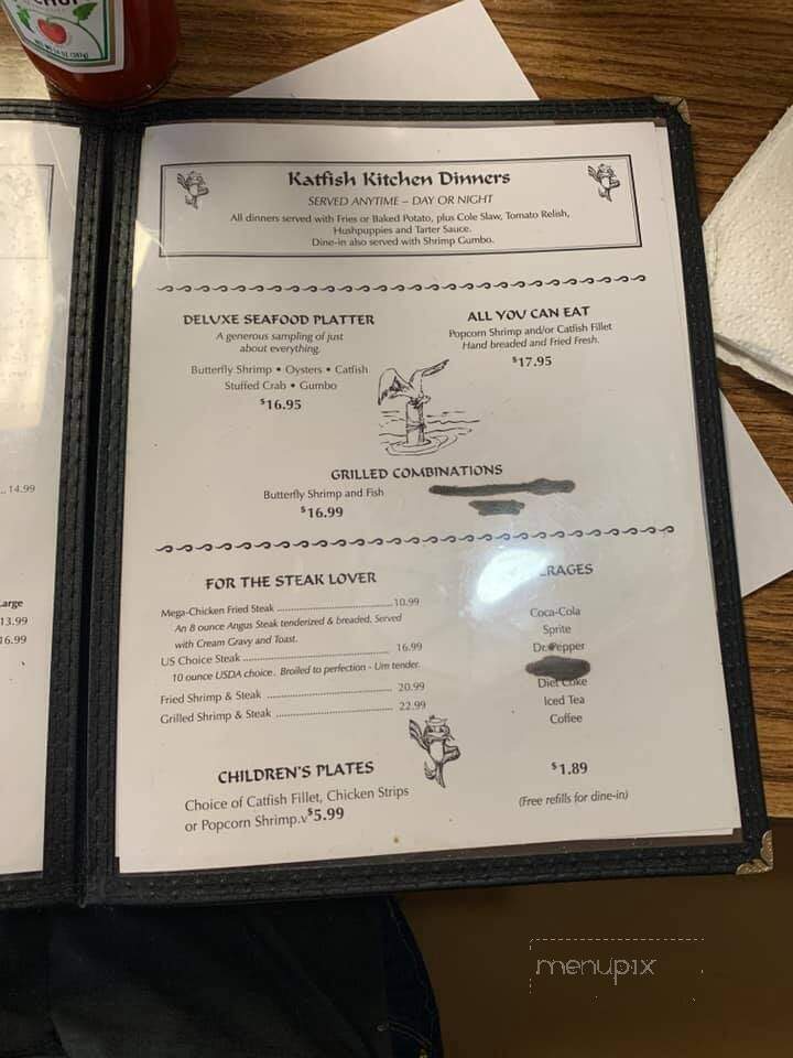 Menu Of Katfish Kitchen In Lumberton Tx 77657