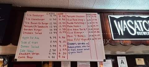 Ray's Tavern - Green River, UT menu_pic