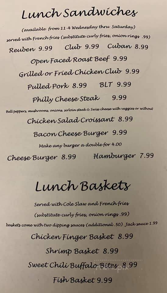 Laurel Hill Grill - Laurel Hill, FL menu_pic