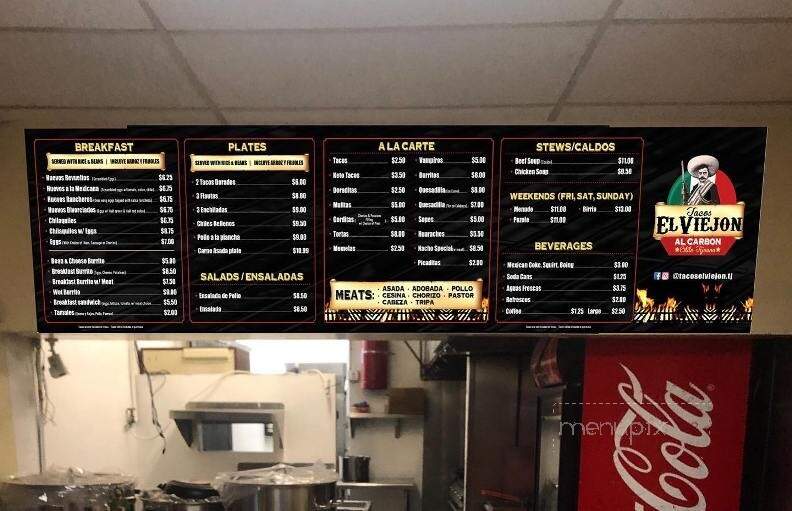 Tacos El Viejon - Los Angeles, CA menu_pic