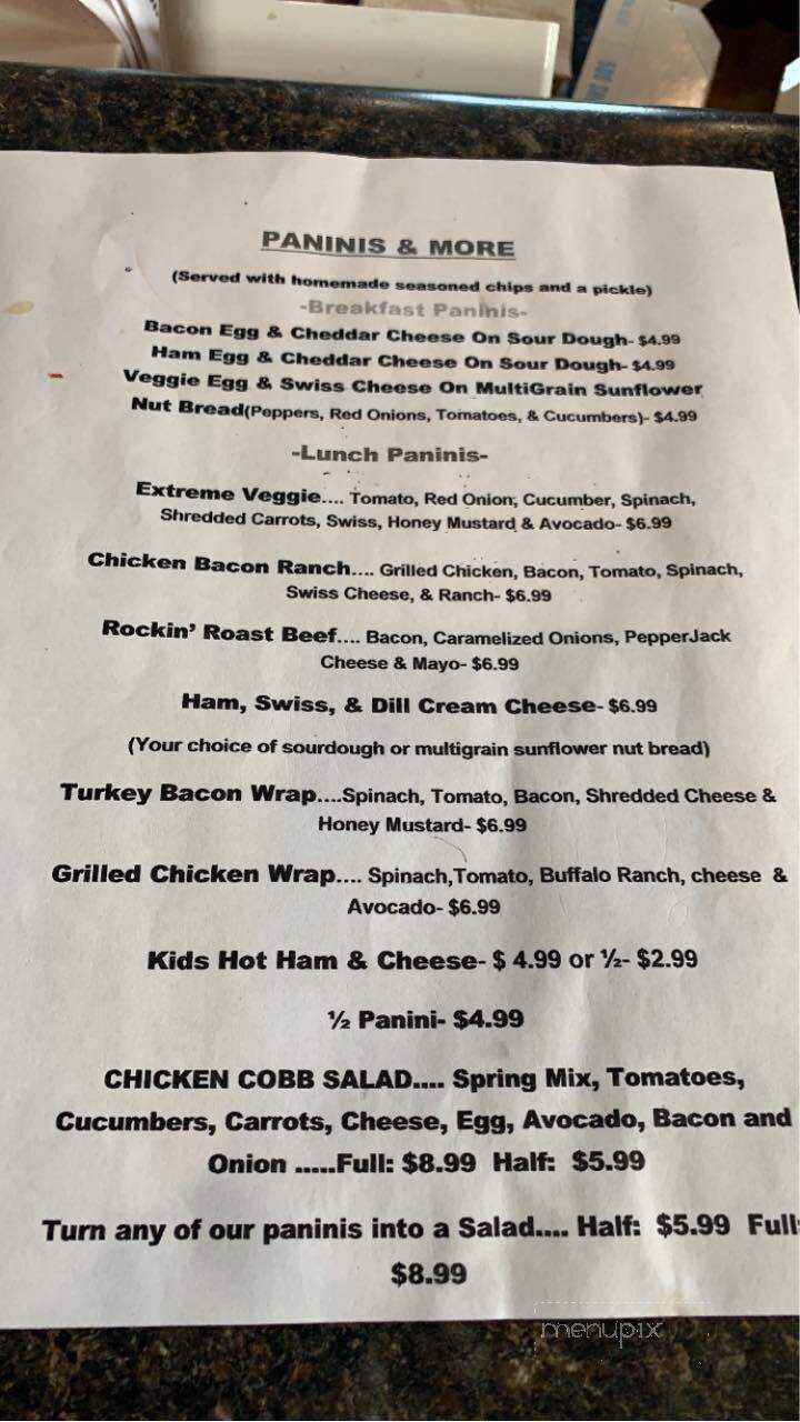 Xpeditions - Bloomer, WI menu_pic