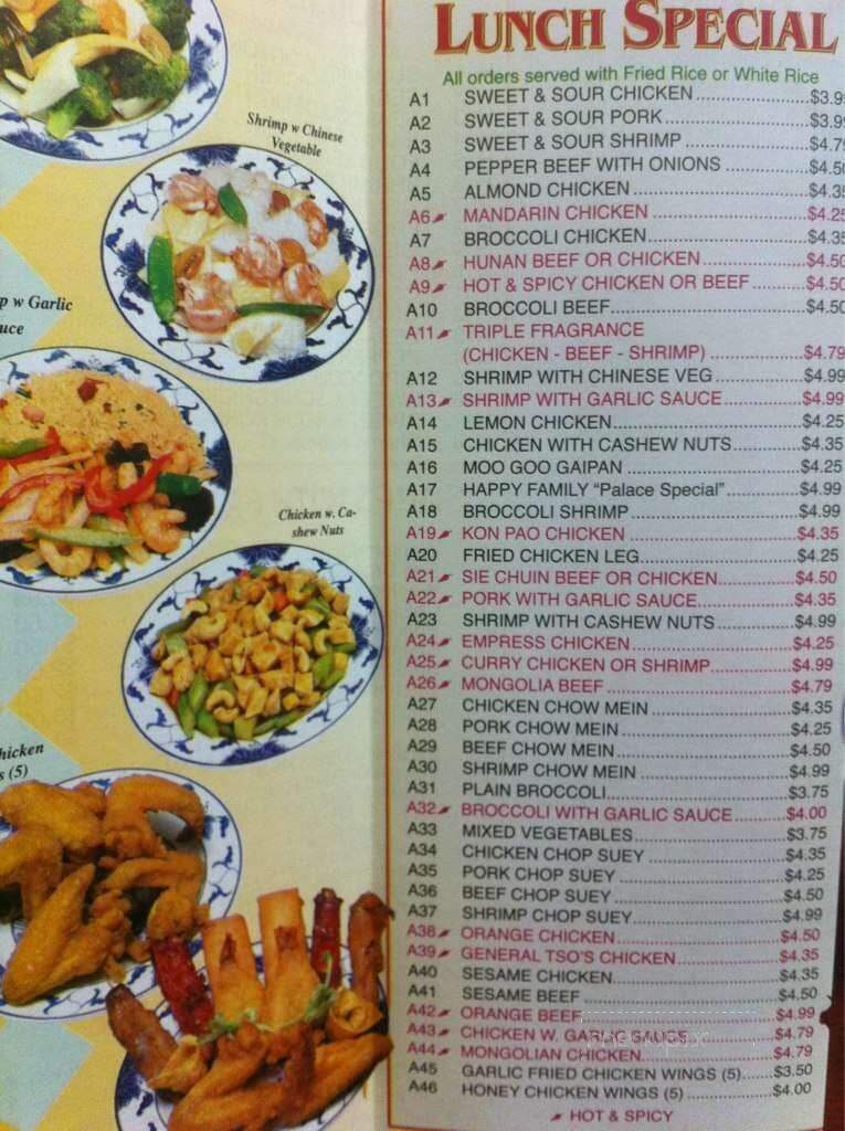Golden Lin Chinese Restaurant - Sulphur, OK menu_pic