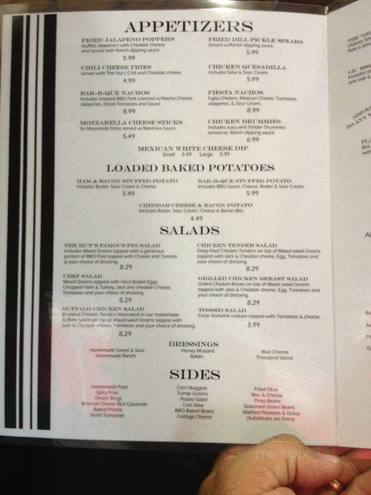 Hut - Somerville, TN menu_pic