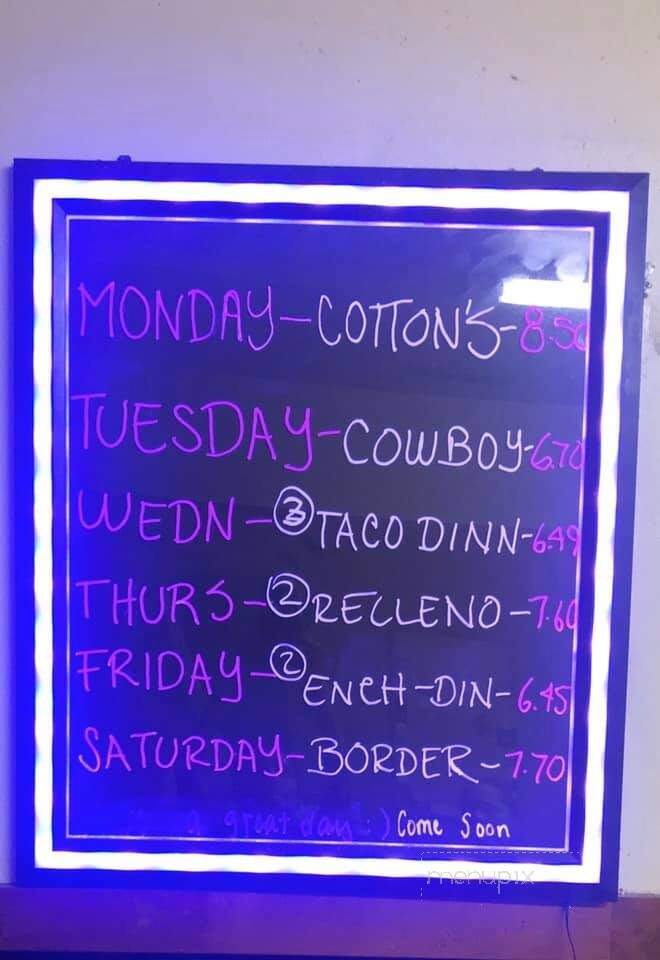 Cotton's Restaurant - Bryson, TX