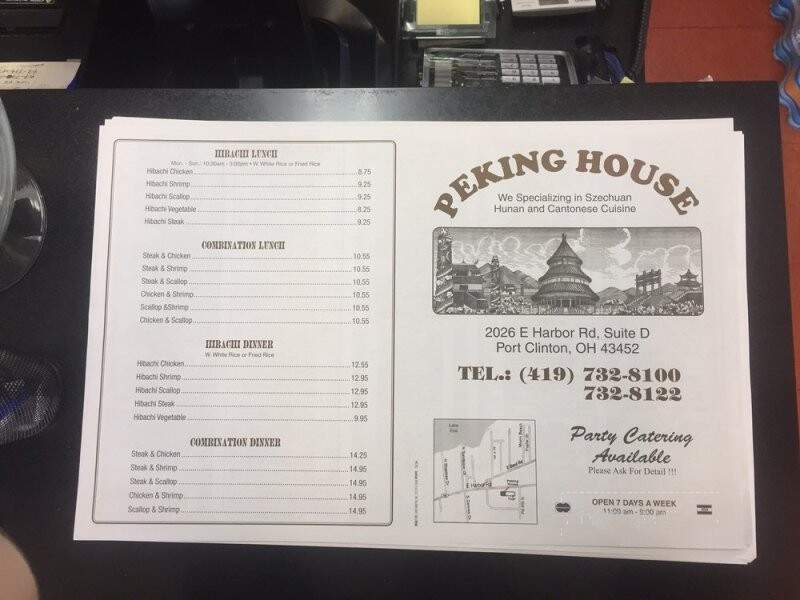 Peking House - Port Clinton, OH menu_pic