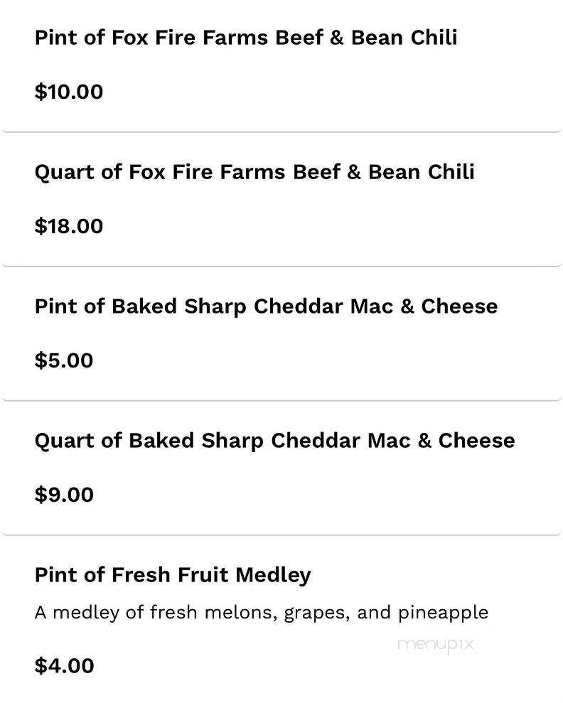 Spoon River Antiques and Market - Belhaven, NC menu_pic