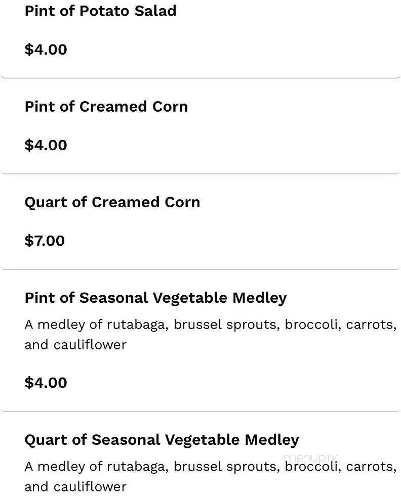 Spoon River Antiques and Market - Belhaven, NC menu_pic