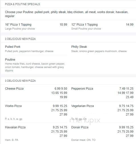 Jack's Pizza & Donair - Fredericton, NB menu_pic