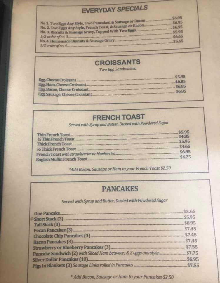 Green Garden Restaurant - Gridley, IL menu_pic