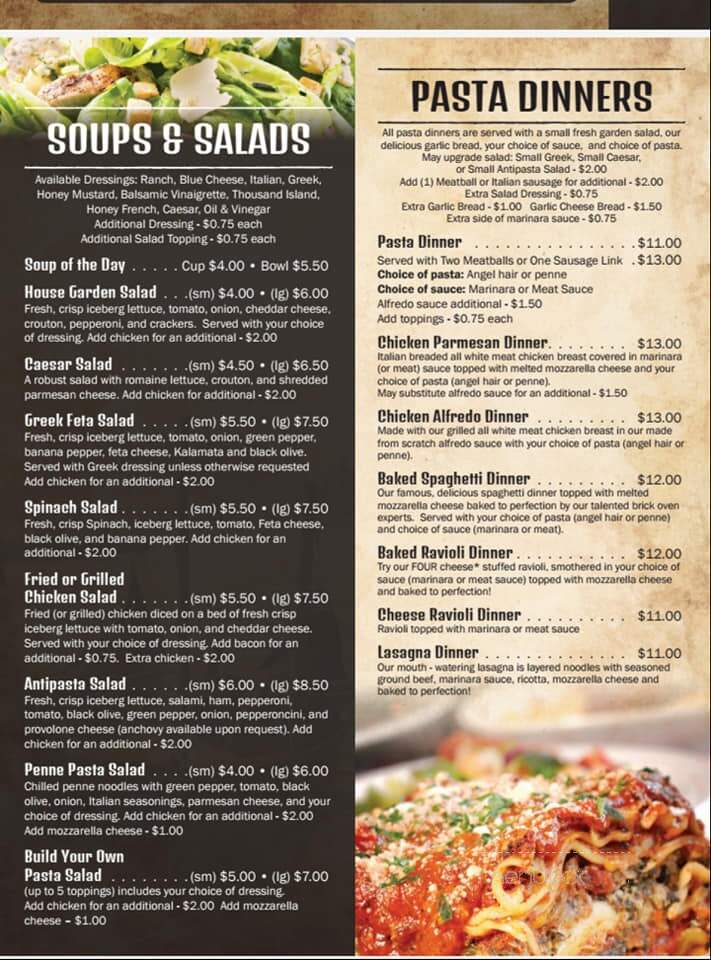 Ferrando's Italian Pizzeria - Aiken, SC menu_pic