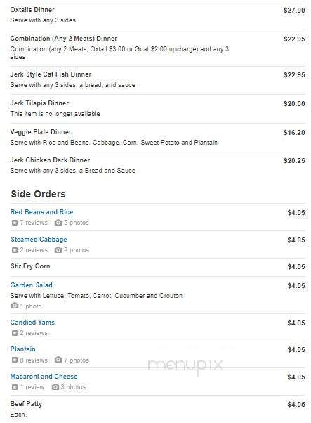Tropical Time - Northlake, IL menu_pic