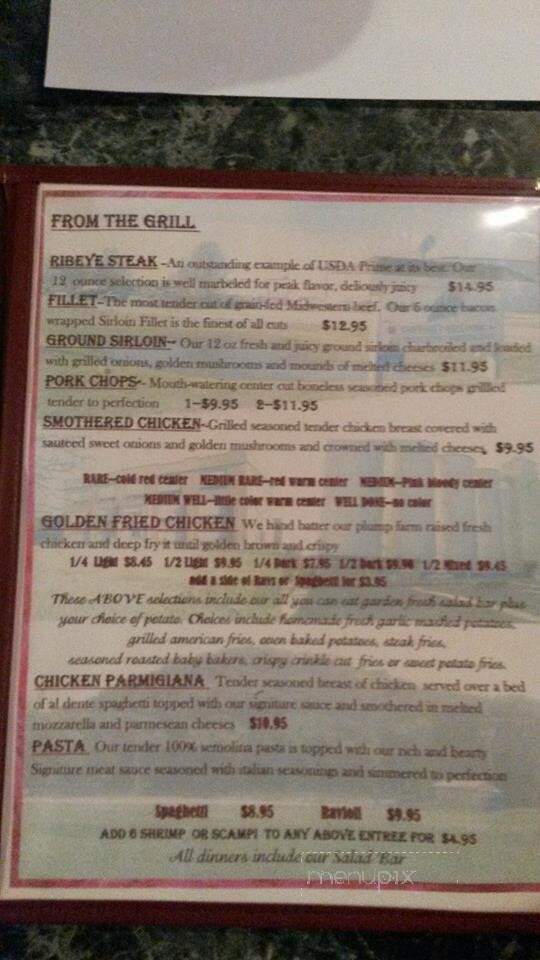 Park Place - Wenona, IL menu_pic