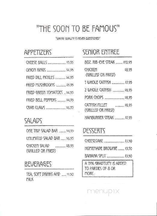 Yampertown Steak & Seafood - Winfield, AL menu_pic
