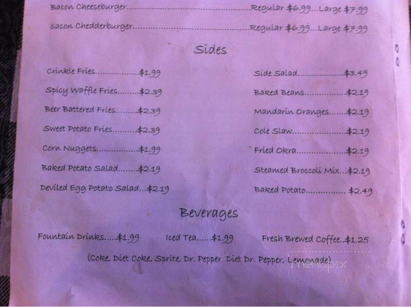 Central Service Grill - Eupora, MS menu_pic