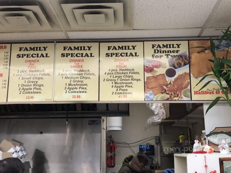 Harbour Fish And Chips - North York, ON menu_pic