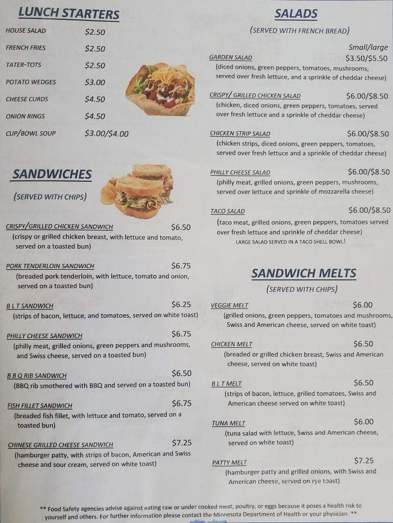 Sterling Cafe - Austin, MN menu_pic