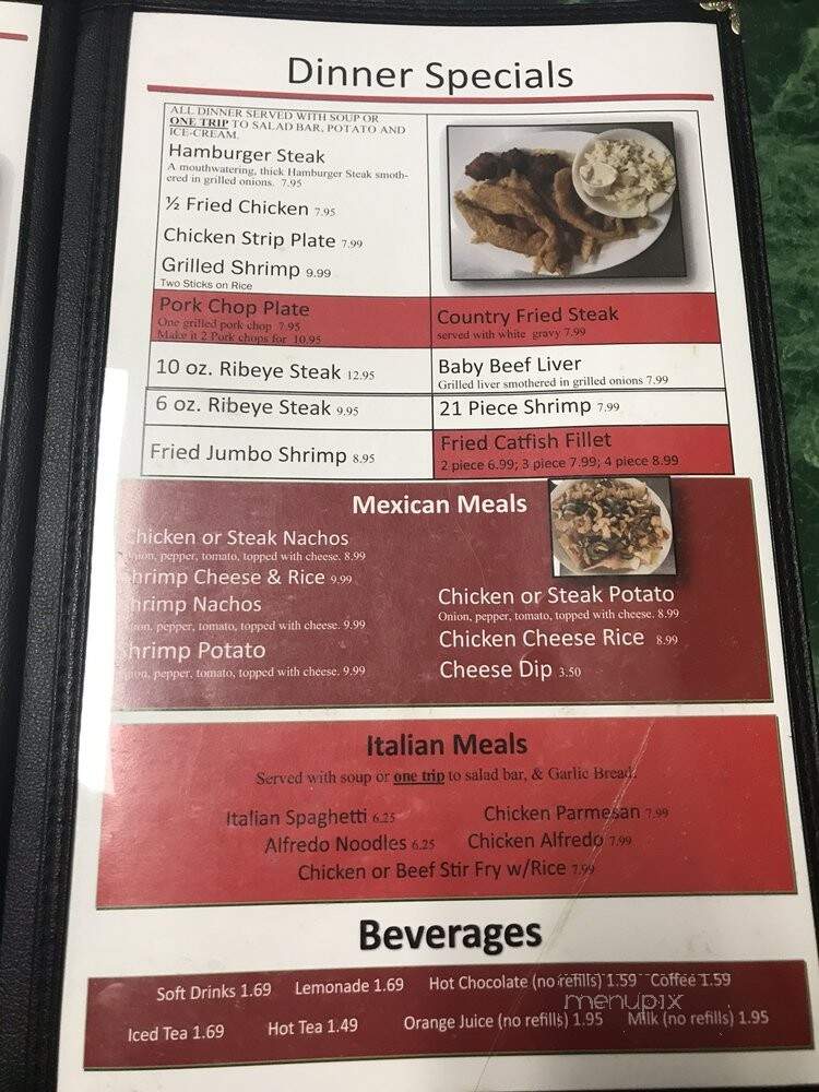 Steele Family Restaurant - Steele, MO menu_pic