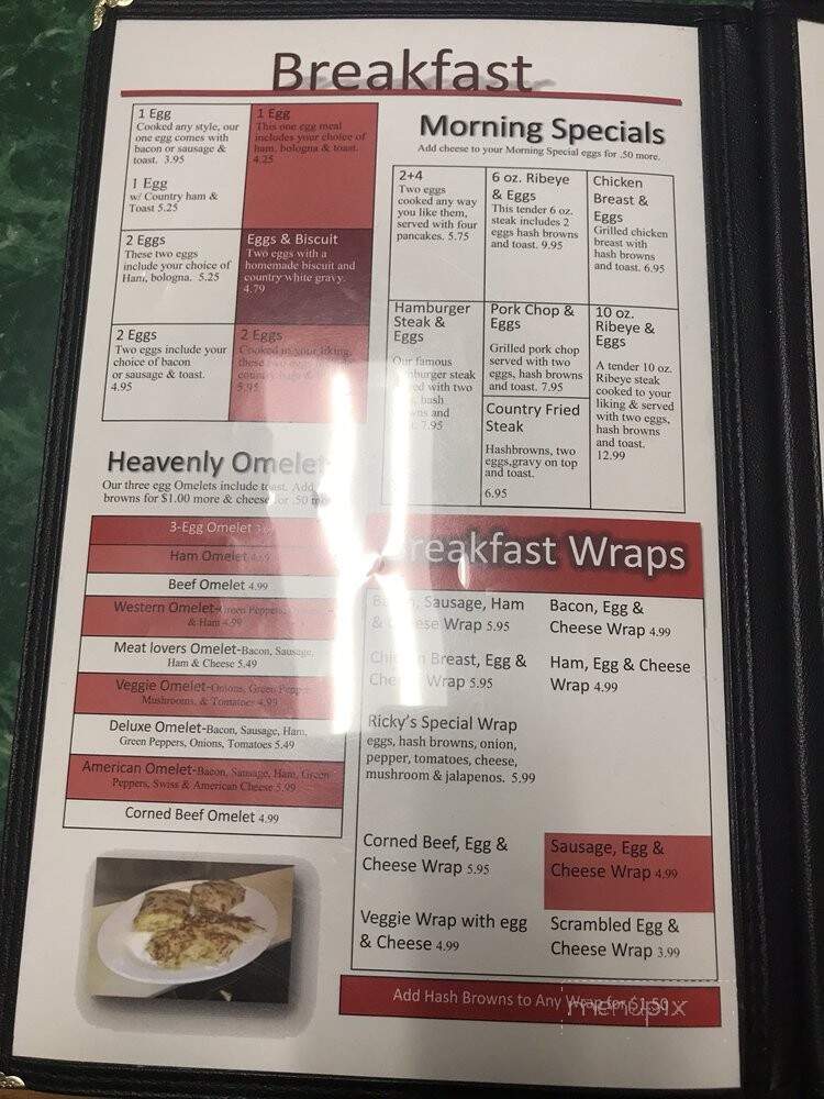 Steele Family Restaurant - Steele, MO menu_pic