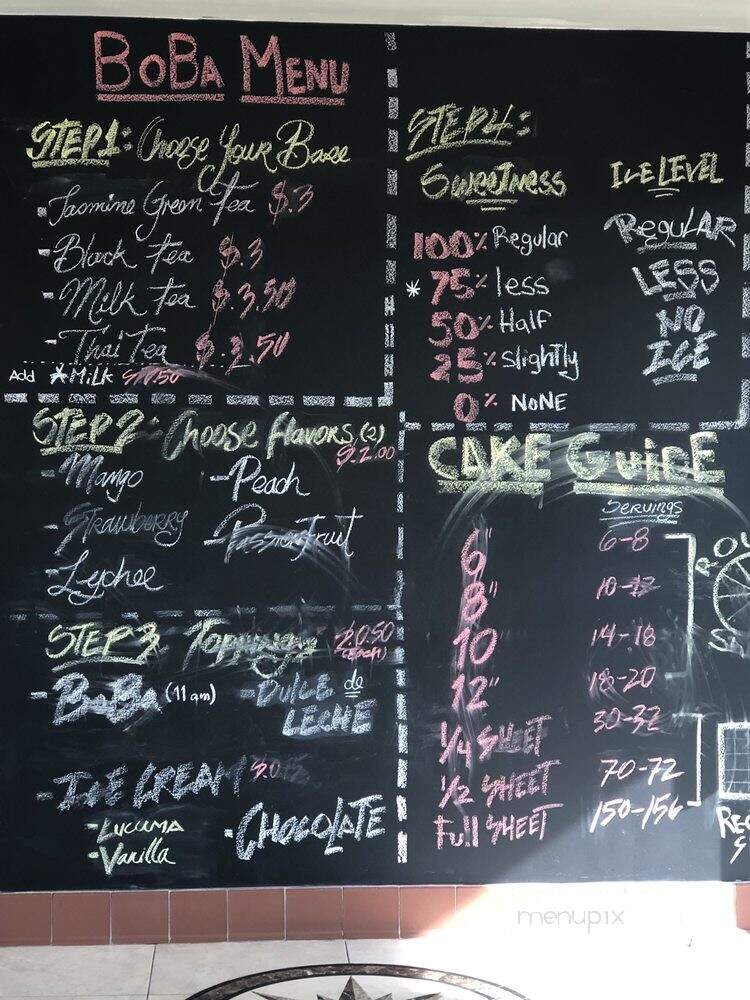 Higo Bakery - La Habra, CA menu_pic