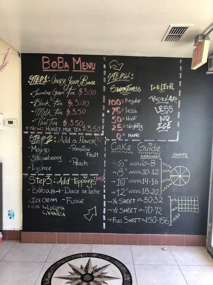 Higo Bakery - La Habra, CA menu_pic