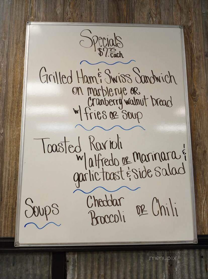 Log House Restaurant - Argos, IN menu_pic
