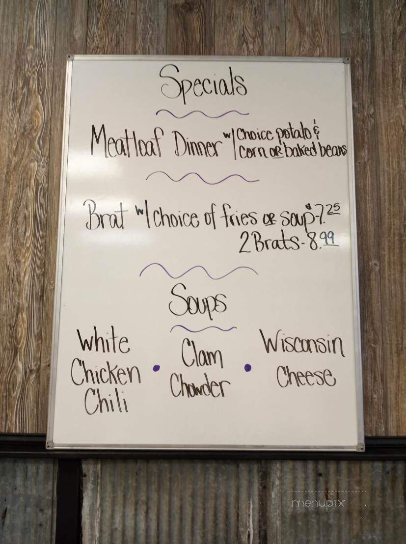 Log House Restaurant - Argos, IN menu_pic