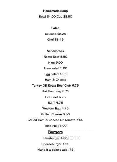 Ann's Family Restaurant - Auburn, NY menu_pic