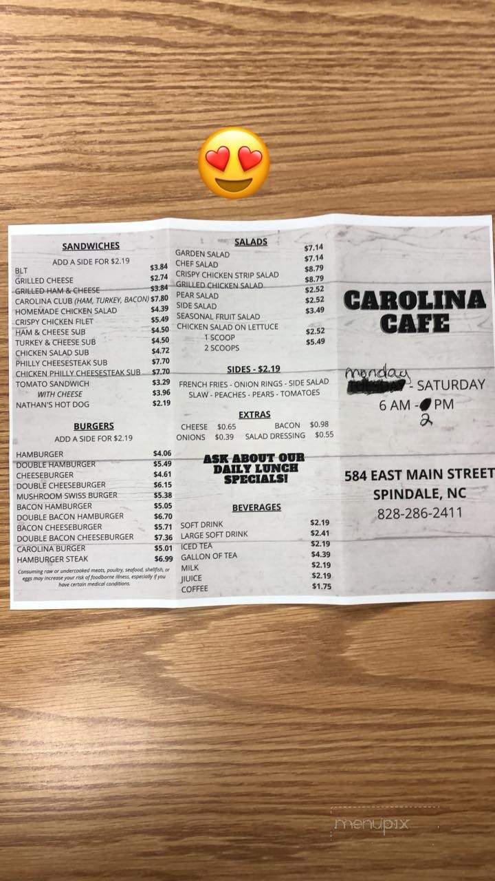 Carolina Cafe - Spindale, NC