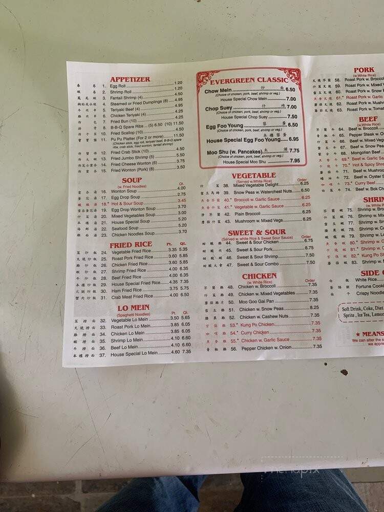 Teaden Chinese Restaurant - Helena, AR menu_pic