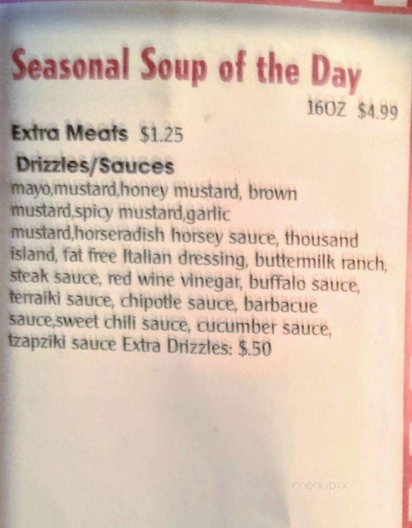 Columbia Deli - Columbia Station, OH menu_pic