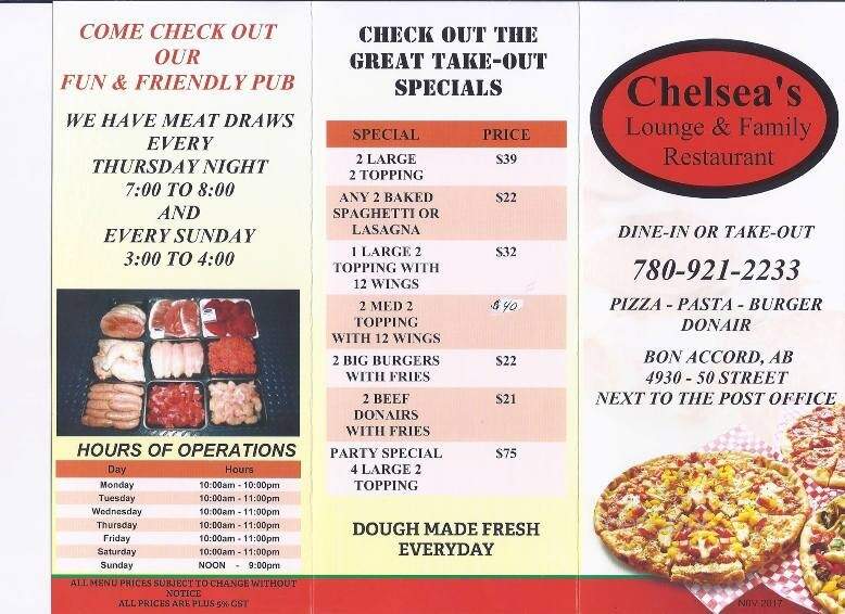 Chelsea's Pub - Bon Accord, AB