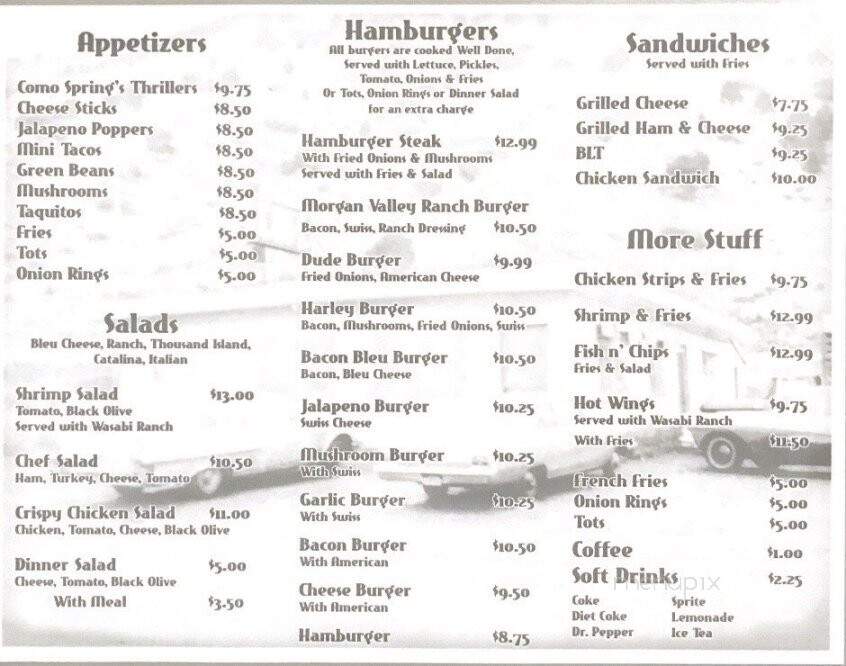 Post - Morgan, UT menu_pic