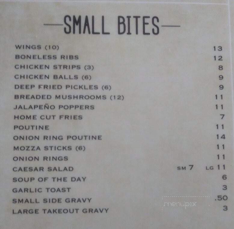 Southey Hotel & Steak Pit - Southey, SK menu_pic