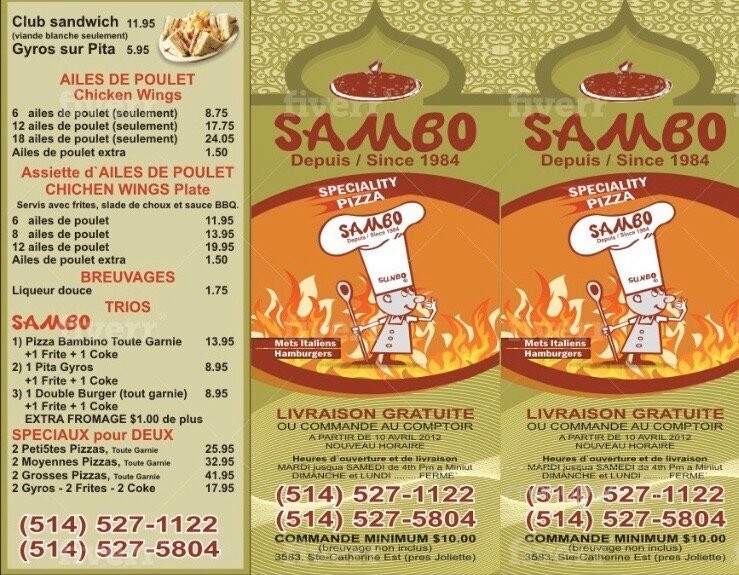 Restaurant Pizzeria Sambo - Montreal, QC