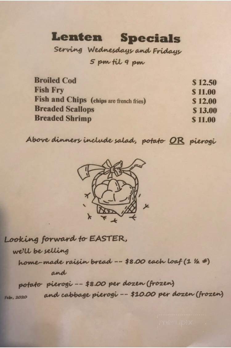 Menu of Reds Kettle Inn in Johnson City, NY 13790