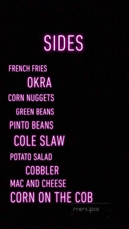 Bar-B-Que Shed - Weatherford, OK menu_pic
