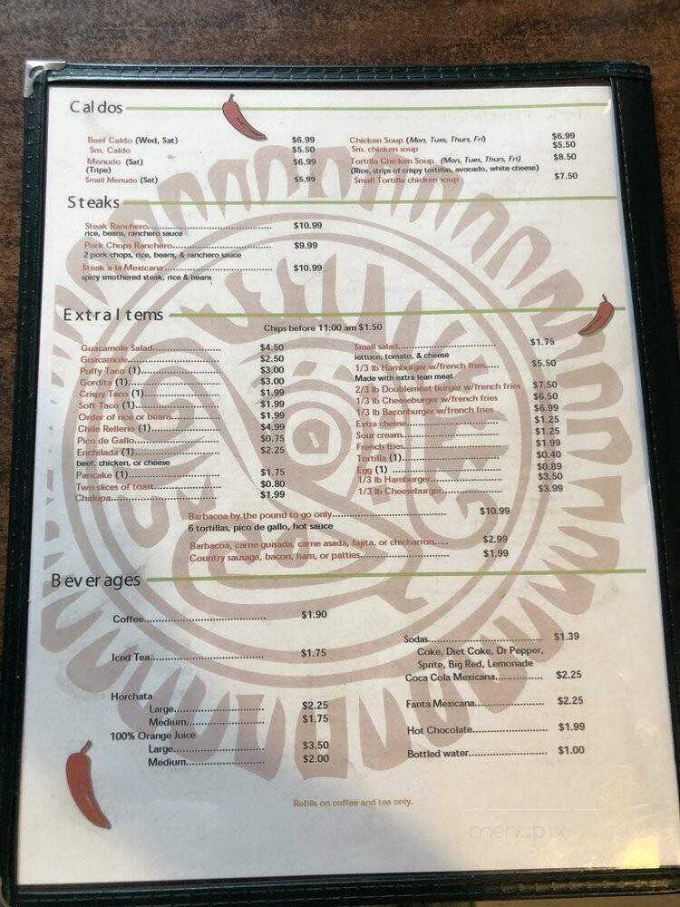 Benjamin's Kitchen - Von Ormy, TX menu_pic