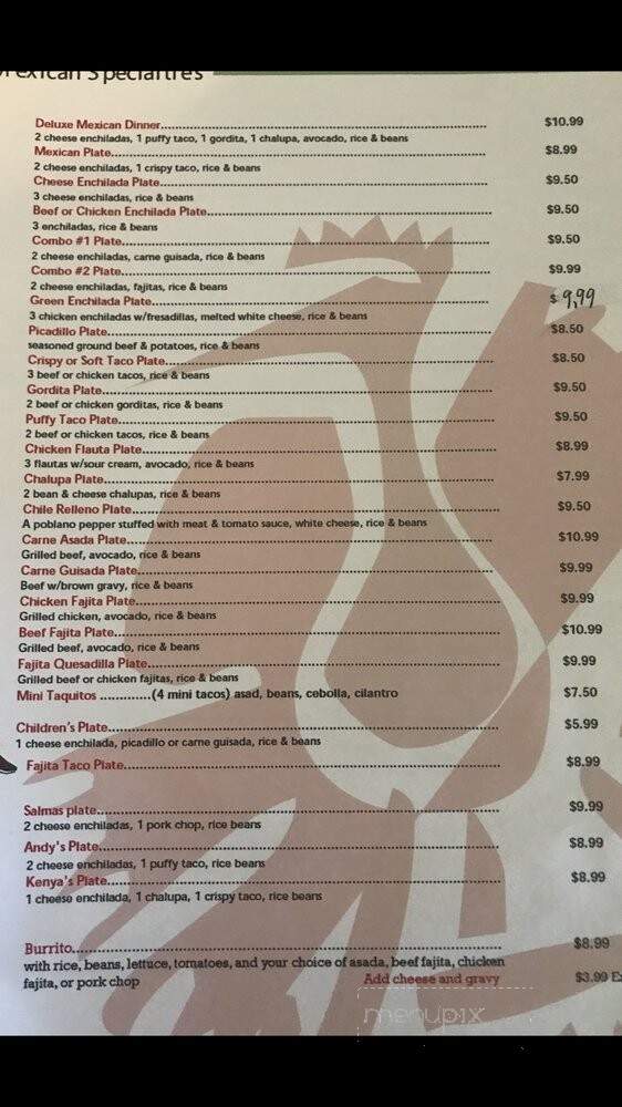 Benjamin's Kitchen - Von Ormy, TX menu_pic