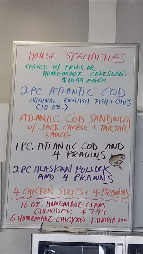 Tugboat Fish & Chips - Antelope, CA menu_pic