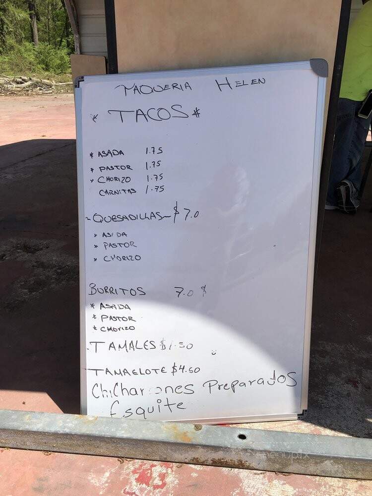Tacos Helen - El Dorado, AR menu_pic