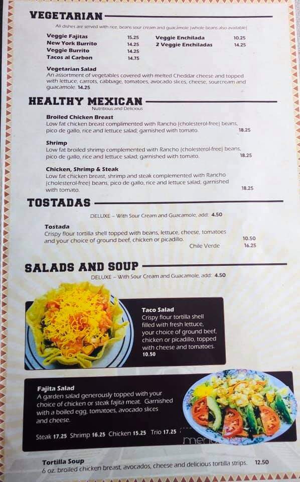 El Rey Azteca Family Mexican Restaurant - East Wenatchee, WA menu_pic